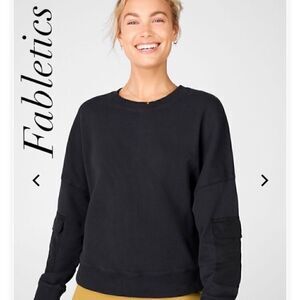Fabletics sweatshirt hoodie jacket Black S used